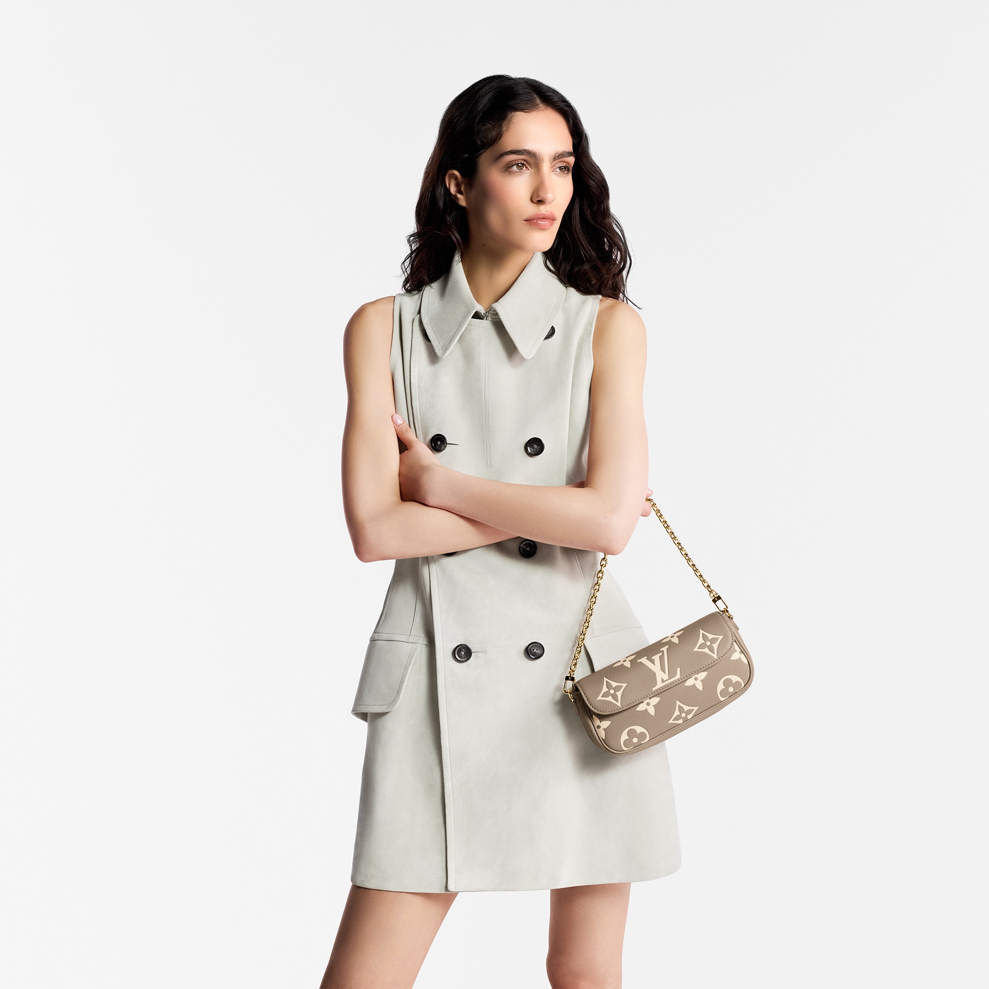 ルイ・ヴィトン ポルトフォイユ・ヴィクトリーヌ バイカラー モノグラム・アン